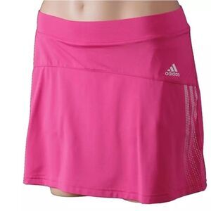 Adidas Climalite Pink Pleated Skort Women Large *see measurements*
